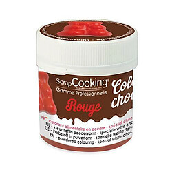 Scrapcooking Colorant alimentaire liposoluble Color'choco 5 g - rouge