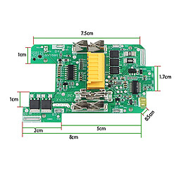 Avis Ensemble de boîtiers de circuits imprimés pour batteries au lithium pour MAKITA 18V 9Ah Li-ion Battery