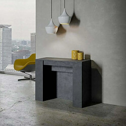 Itamoby Table console extensible salle à manger 90x48-296cm anthracite Venus Report 