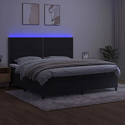 Acheter Sommier à lattes,Cadre à lattes de lit pour Adulte matelas et LED Noir 200x200 cm Velours -MN28419