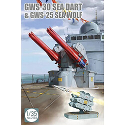 Takom Maquette Lance Missile Gws-30 Sea Dart & Gws-25 Sea Wolf 