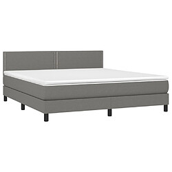 Avis Sommier à lattes,Cadre à lattes de lit et matelas et LED pour Adulte Gris foncé 160x200 cm -MN42592