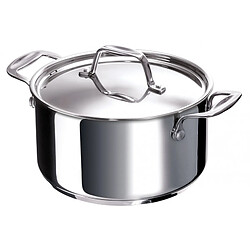 Faitout avec couvercle tout inox D 24 cm - Beka - Chef