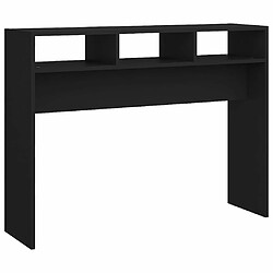 Maison Chic Table console | Meuble d'entrée | Table d'appoint Noir 105x30x80 cm Aggloméré -GKD98036