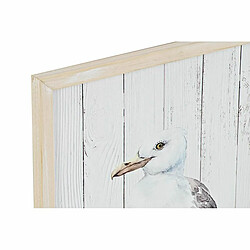 Cadre DKD Home Decor Oiseau méditerranéen (40 x 1,8 x 60 cm) (2 Unités)