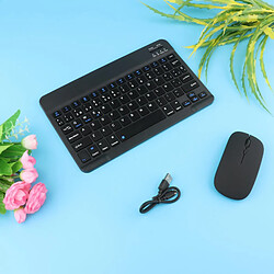 Avis Clavier Bluetooth Rechargeable Portable 78 Touches Espagnol Pour Ordinateur De Bureau Noir