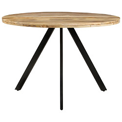 vidaXL Table à dîner 110x75 cm Bois de manguier massif