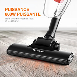 Koticidsin Aspirateur Balai Sans Sac, à Main 2 en 1-VA10(800W/16Kpa Puissance d'aspiration, Filtration HEPA, ) Noir/Orange