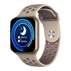 Wewoo Montre connectée F8 1,3 pouces écran couleur IPS Smart Watch IP67 étancherappel d'appel de soutien / surveillance de la fréquence cardiaque / pression artérielle / du sommeil Or