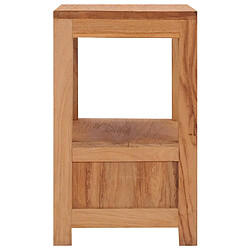 Avis vidaXL Table de chevet 40x30x50 cm bois de teck massif