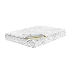 Beliani Matelas à ressorts ensachés équilibré 140 x 200 cm LUXUS 