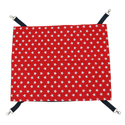 chat lapin rat suspendu hamac lit tissu oxford polaire mat rouge