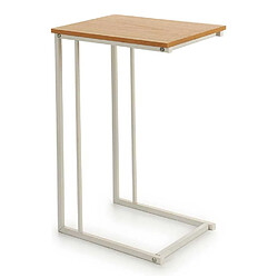 TABLE DE CANAPE BOUT DE CANAPE TABLE DE CHEVET TABLE D'APPOINT 40X30XH59CM+GIFTDECOR TABLE DE CANAPE BOUT DE CANAPE TABLE DE CHEVET TABLE D'APPOINT 40X30XH59CM+Blanc