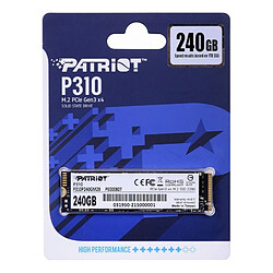 Disque dur Patriot Memory P310 240 GB SSD 