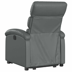 Acheter Maison Chic Fauteuil Relax pour salon, Fauteuil inclinable Gris Similicuir -GKD84510