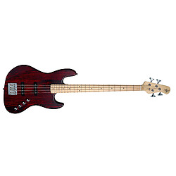 Element 4 Trans Red Electric Bass Michael Kelly