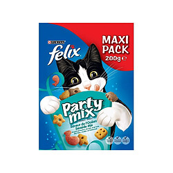 FELIX Friandises Party Mix Saveur de l'océan : saumon, colin, truite - 200 g - Pour chat