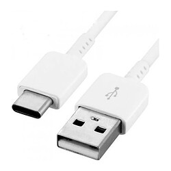 Little Boutik Cable USB Type C Chargeur Blanc pour Samsung Galaxy A8 S9 S9Plus Blanc Couleur 