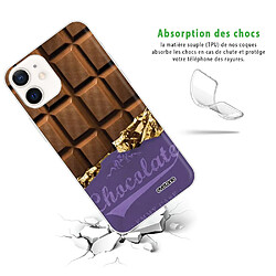 Avis Coque iPhone 12 mini souple transparente Chocolat Motif Ecriture Tendance Evetane