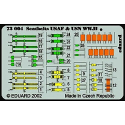 Seatbelts USAF & USN WW.II - 1:72e - Eduard Accessories 