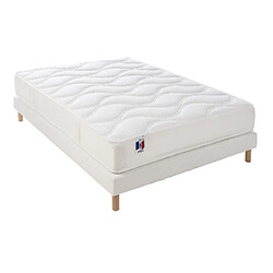 Mes Ensemble Matelas latex SPECIAL CONFORT ep18/19cm 140x190cm + Som 