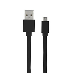 MOOOV Câble USB-A/Micro USB plat data et charge noir 2 m 