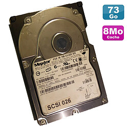 Disque Dur 73Go USCSI Ultra320 SCSI 3.5" MAXTOR ATLAS 09X925 15000RPM 80-Pin 8Mo - Occasion