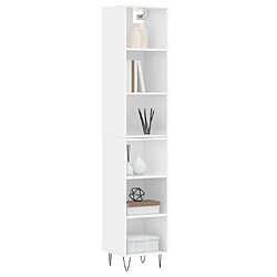 Avis Maison Chic Buffet,Meuble de Rangement,commode pour salon,Cuisine Blanc brillant 34,5x32,5x180 cm Bois d'ingénierie -MN57304