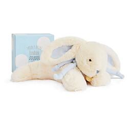 Doudou moyen Lapin bonbon bleu - Doudou et compagnie 