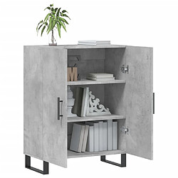 Acheter Maison Chic Buffet,Meuble de Rangement,commode pour salon,Cuisine gris béton 69,5x34x90 cm bois d'ingénierie -MN22438