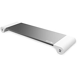 Support de table d'écran Celly SW HUB USB x 4 27" Blanc Gris