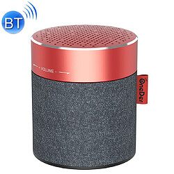 Wewoo Enceinte Bluetooth Haut-parleur sans fil Oneder V13 Miniprise en charge mains libresTF & FM et AUX rouge 