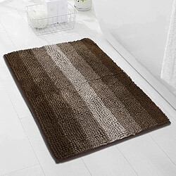 LUUCOZK Tapis de bain antidérapants absorbants à séchage rapide, décoration de salle de bain, couleur curry-40x60cm 