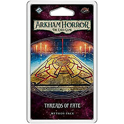 Arkham Horror Le jeu de cartes Threads of Fate MYTHOS PAcK Jeu dhorreur Jeu MystAre Jeu de cartes coopAratif 14 ans et plus 1-2 joueurs Temps de jeu moyen 1-2 heures RAalisA par Fantasy Flight games 