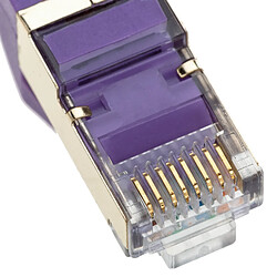 Bematik Câble réseau Ethernet SFTP violet Cat.8 de 20 m