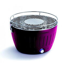 LOTUSGRILL Barbecue de table Grill au Charbon Modèle 34 Cm Prune 