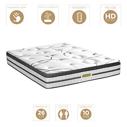 MAISON AUBERTIN MATELAS CONCORDE Ressorts 140X200cm