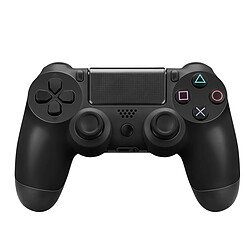 Manette de jeu PS4 Bluetooth Six Axies DualShock 4 sans fil pour PlayStation 4 avec double vibration - Noir