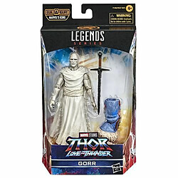 Marvel Legends Thor: Love and Thunder, Figurine de Collection Gorr de 15 cm avec 3 Accessoires et 1 pièce Build-a-Figure