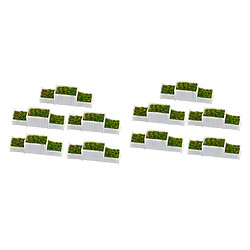 miniature fleur miniature pot de fleurs 10 pcs 1/100 parterres de Fleurs Miniatures pour décoration de Jardin