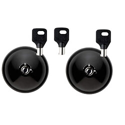 Serrure UFO³ Smart Duo Noir pour porte arrière et latérale utilitaire + 3 clés - 8090S223PN