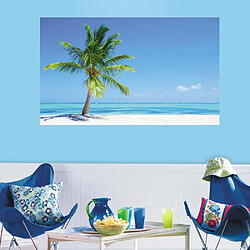 Mon Beau Tapis Stickers ILE PARADISIAQUE Géant Repositionnables (152x91cm)