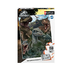 Puzzle 150 pièces Nathan Les dinosaures de Jurassic World 3 