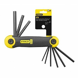 Stanley 269265 Folding Hex Key Set - Imperial (9 Pieces)