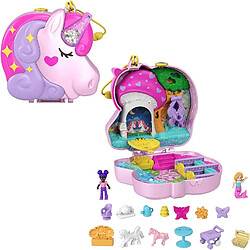 Mattel Polly Pocket - Coffret magique des licornes 