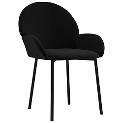 Avis Maison Chic Lot de 2 Chaises à manger | Chaise de salle à manger cuisine Noir Velours -GKD76227