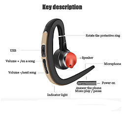 Acheter Universal Casque bluetooth sport casque bluetooth musique sans fil bouchon d'oreille mains libres