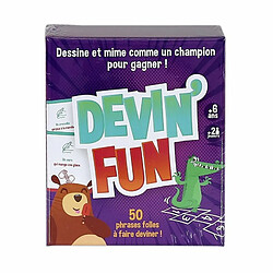 Paris Prix Jeu de 60 Cartes Devin Fun 9cm Multicolore 