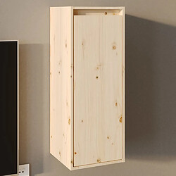 vidaXL Armoire murale 30x30x80 cm Bois de pin massif