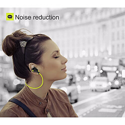 Shot Ecouteurs Bluetooth Sport pour HUAWEI P40 Lite Smartphone Sans Fil Bouton Son Kit Main Libre INTRA-AURICULAIRE (NOIR) pas cher